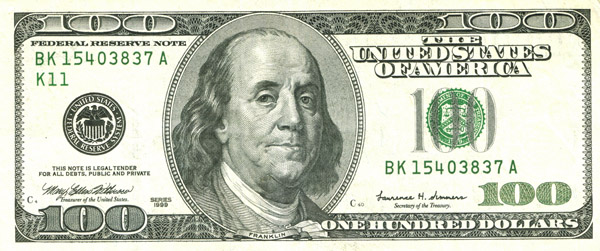 american 100 dollar bill back. new 100 dollar bill back. $100