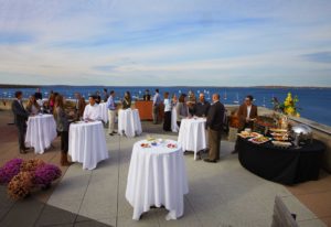 Photo of the patio at the University of Wisconsin - Madison Pyle Center