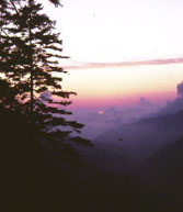 Photo of sunset at Newfound Gap