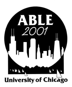 ABLE 2001 logo