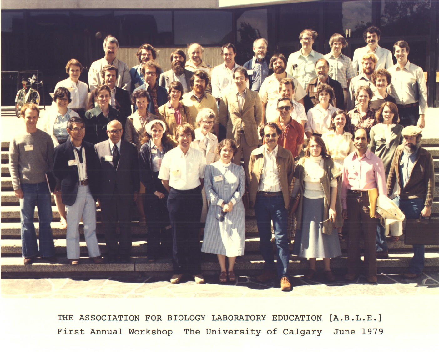 Photo of ABLE attendees at the 1979 meeting