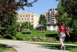 Photo of the University of Calgary campus; photo courtesy of the University of Calgary