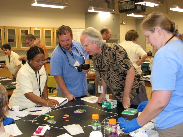 photo of participants in a mini workshop during ABLE 2011