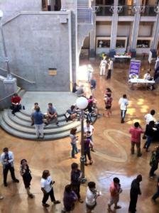 Science building lobby